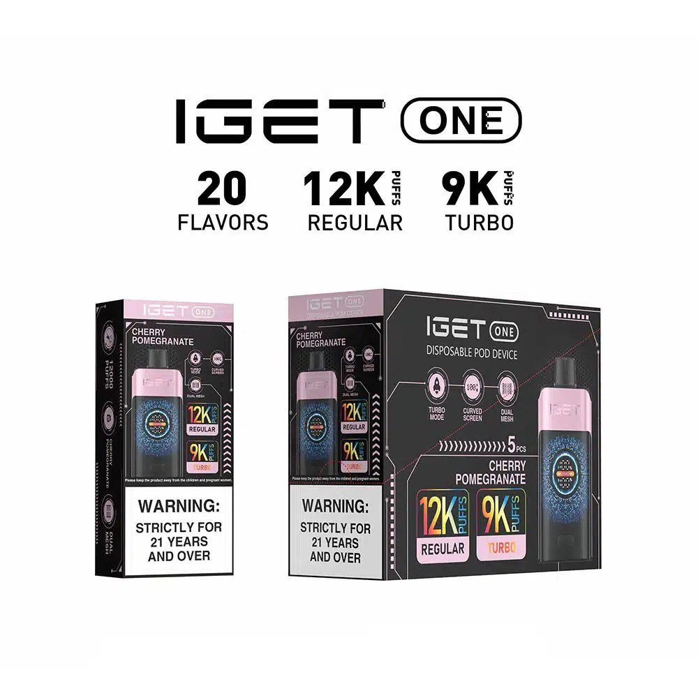 IGET One 12000 Puffs — 5 Pack