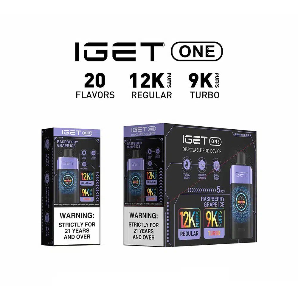 IGET One 12000 Puffs —10 Pack