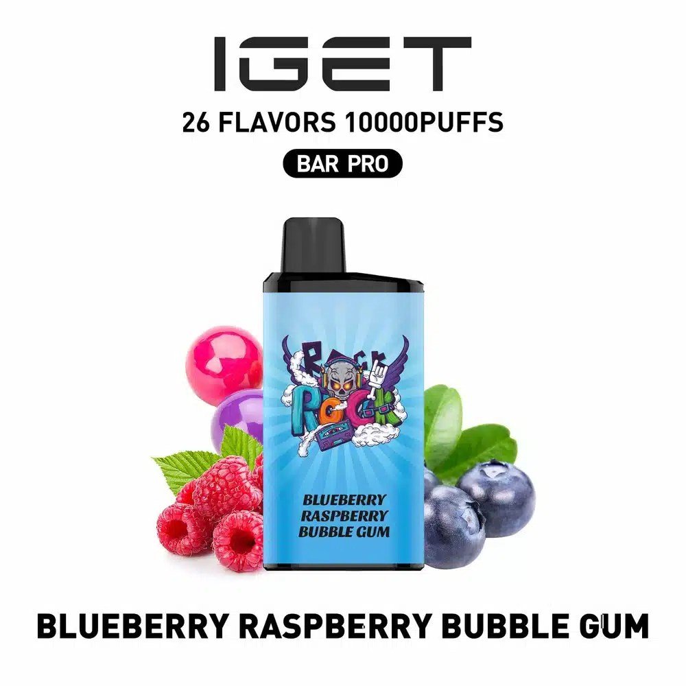 Iget Bar Pro- Blueberry Raspberry Bubble Gum