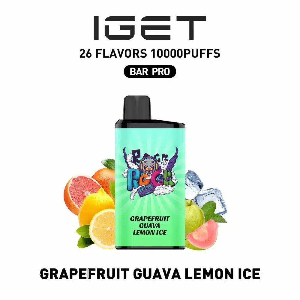 IGET Bar Pro Grapefruit Guava Lemon Ice