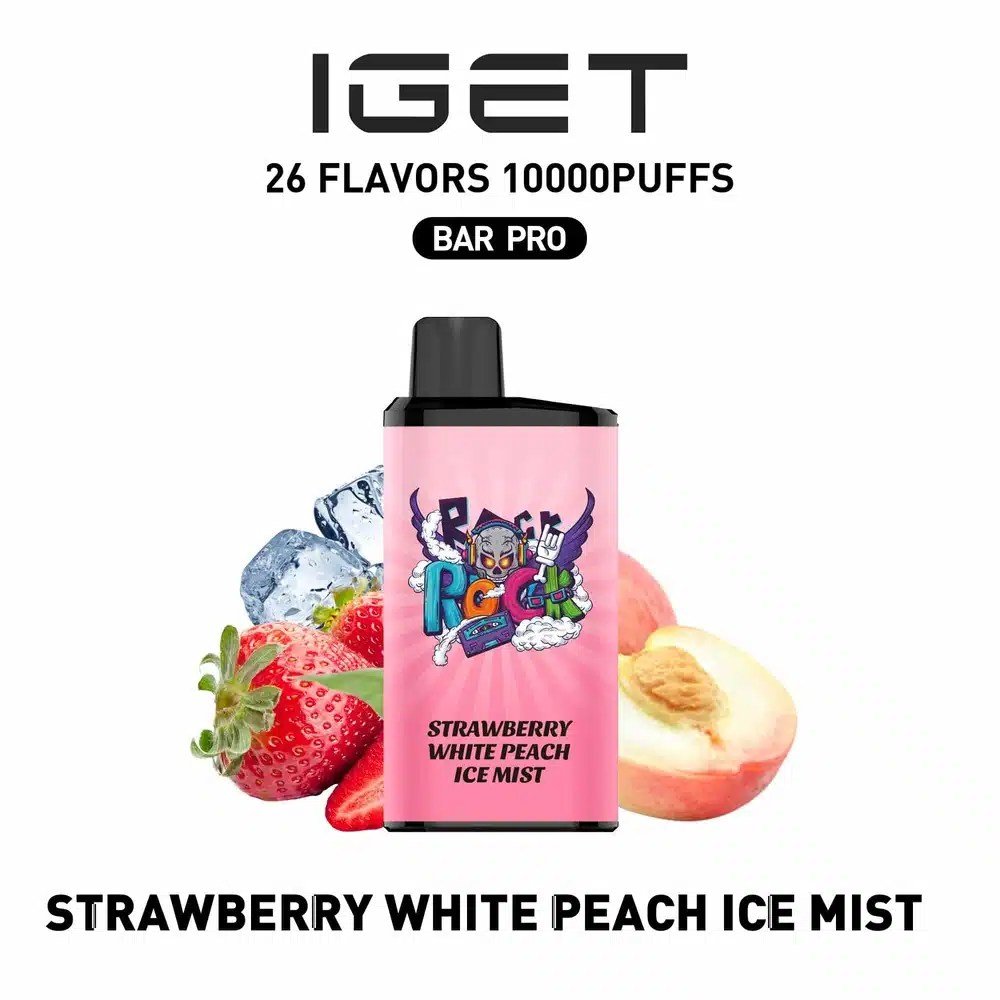IGET Bar Pro Strawberry White Peach Ice Mist
