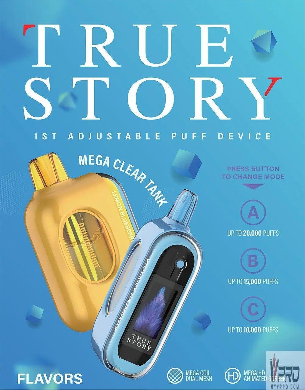 True Story 20K Puffs Disposable BOGO