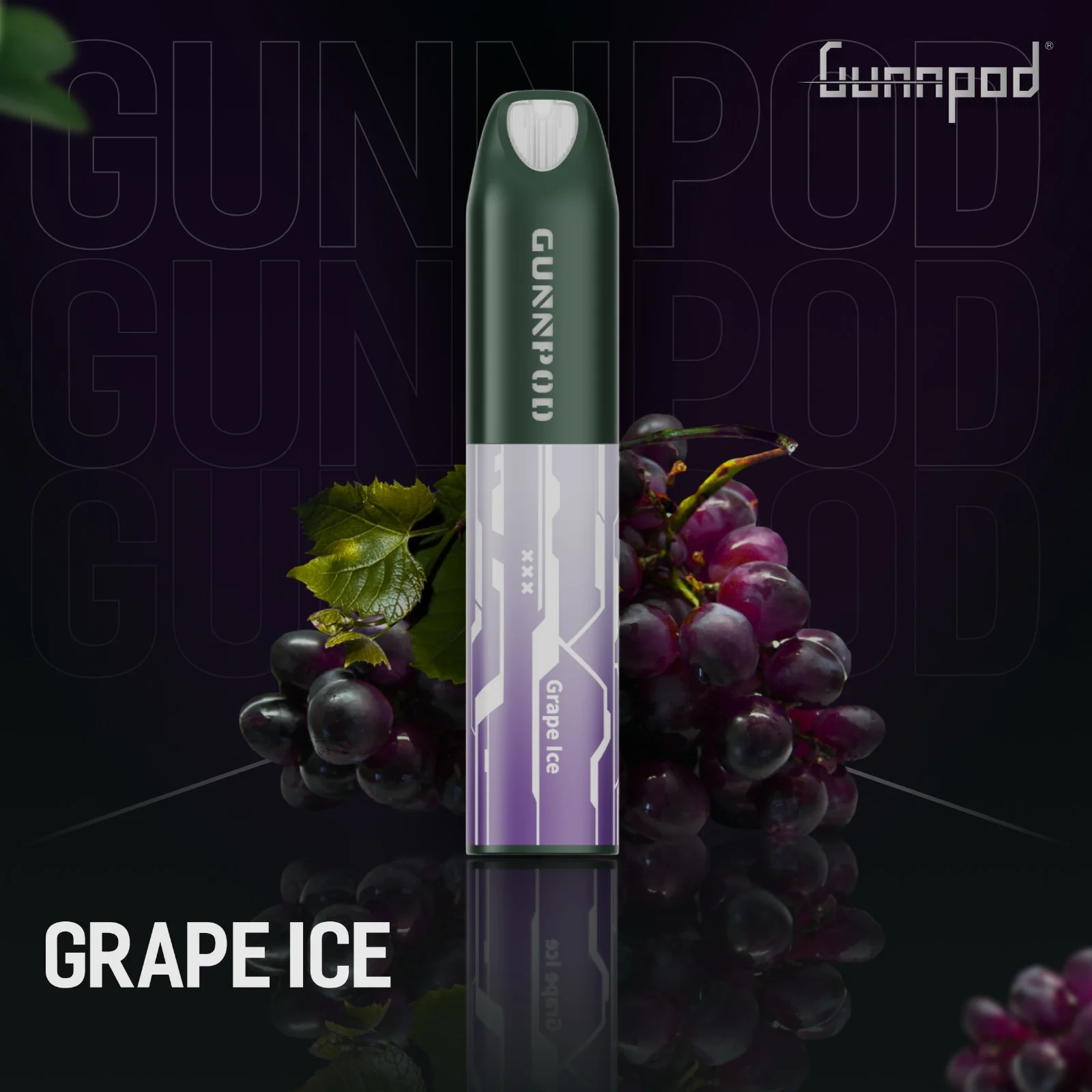GUNNPOD LUME GRAPE ICE – 5000 PUFFS