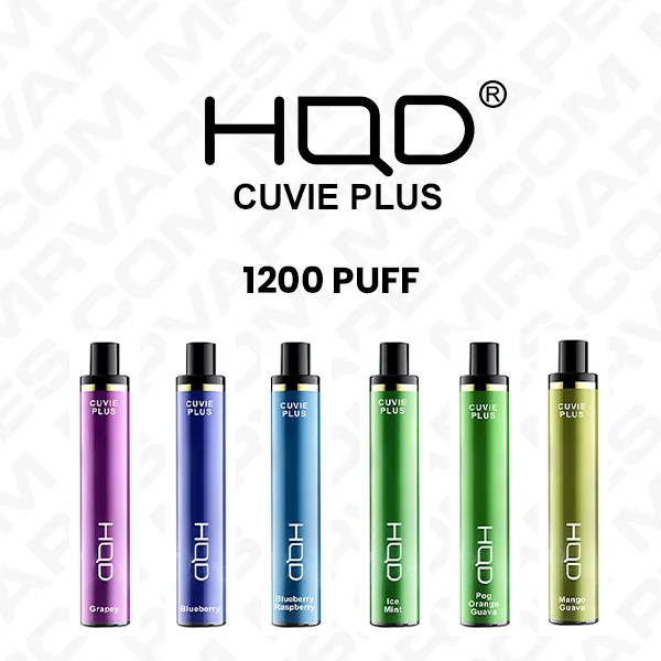 HQD CUVIE PLUS Disposable Vape Wholesale (1200 Puffs)