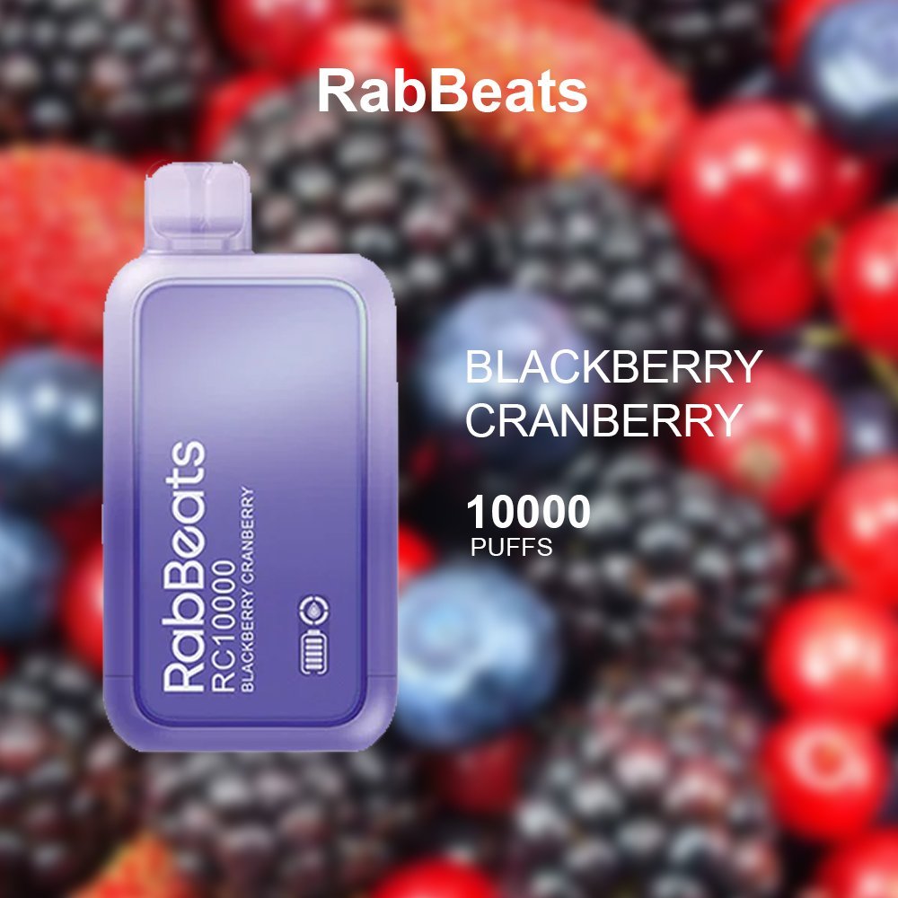 RABBEATS BAR BLACKBERRY CRANBERRY – 10,000 PUFFS – AusVape Direct