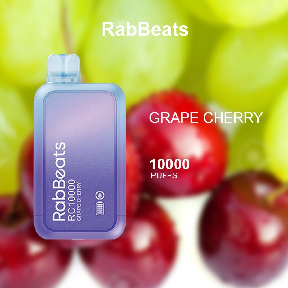 RABBEATS BAR GRAPE CHERRY – 10,000 PUFFS – AusVape Direct