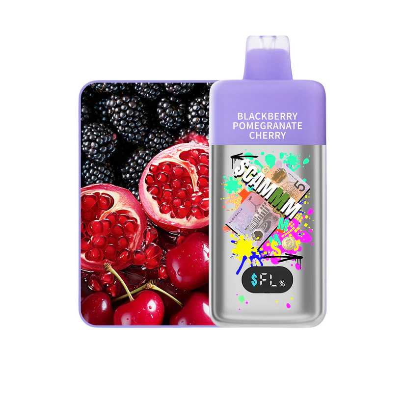 SCAMMM – Blackberry Pome Cherry 15,000 PUFFS – AusVape Direct