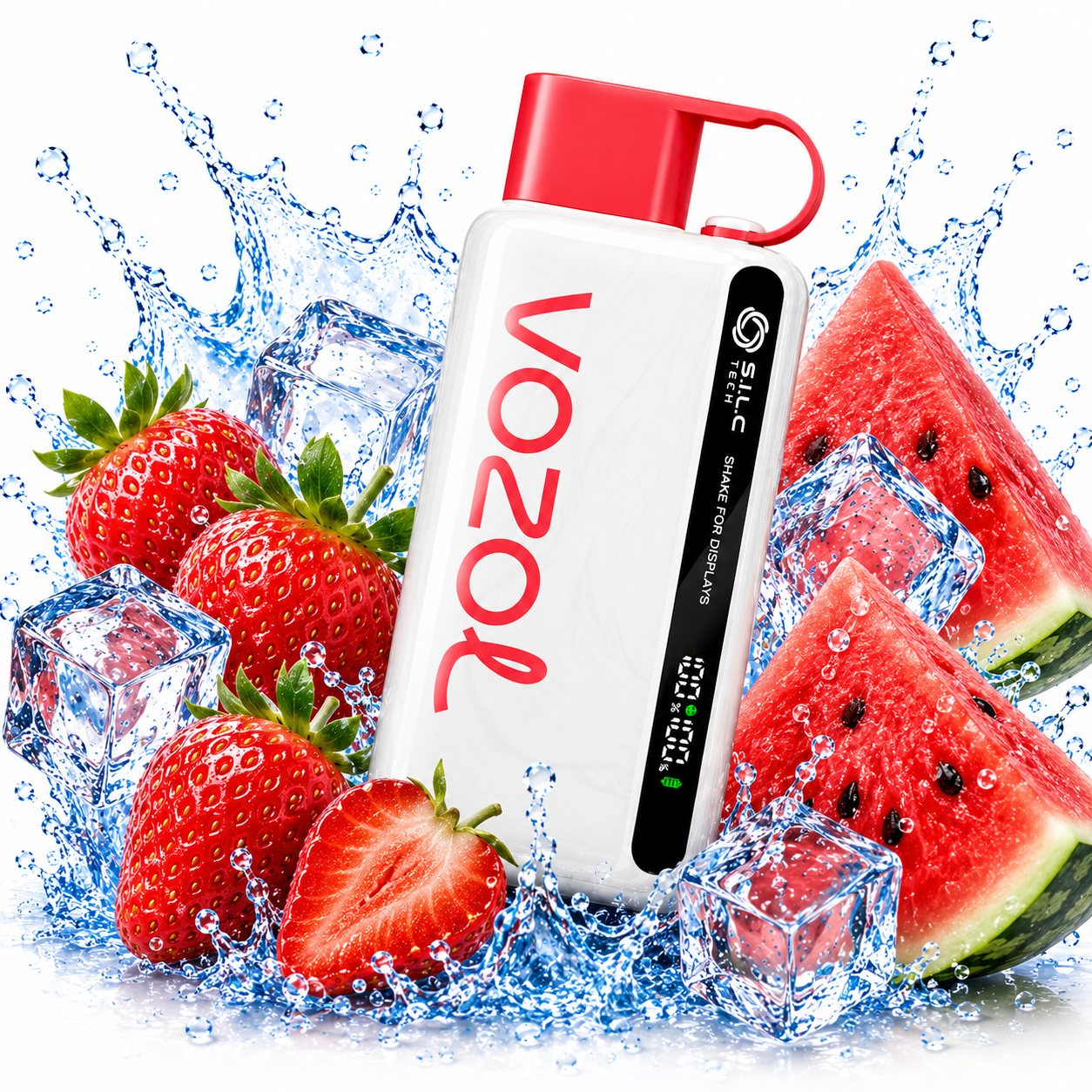 VOZOL STAR – Strawberry Watermelon 9000 Puffs – AusVape Direct