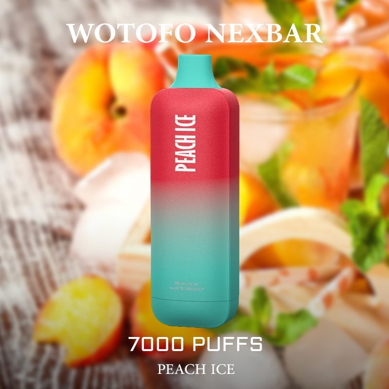 WOTOFO NEXBAR PEACH ICE – 7,000 PUFFS – AusVape Direct