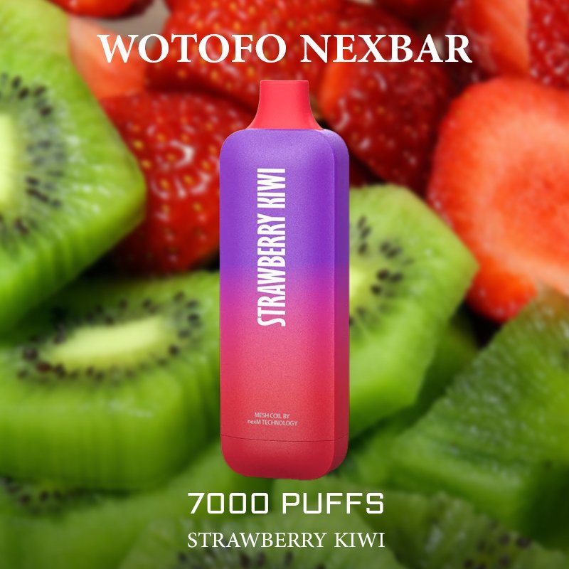 WOTOFO NEXBAR STRAWBERRY KIWI – 7,000 PUFFS – AusVape Direct