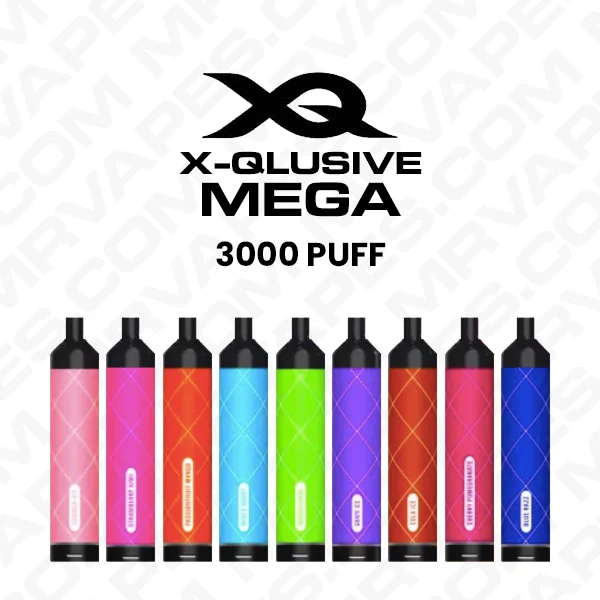 X-QLUSIVE MEGA – 3600 PUFFS – 50 PACK
