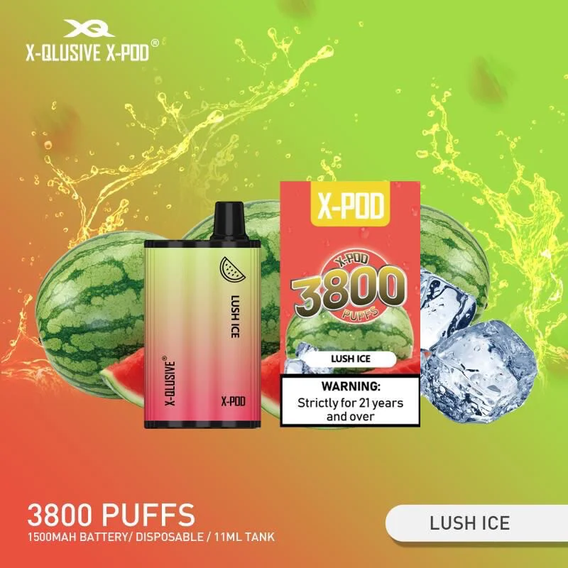 X-QLUSIVE X-POD LUSH ICE  – 3800 PUFFS